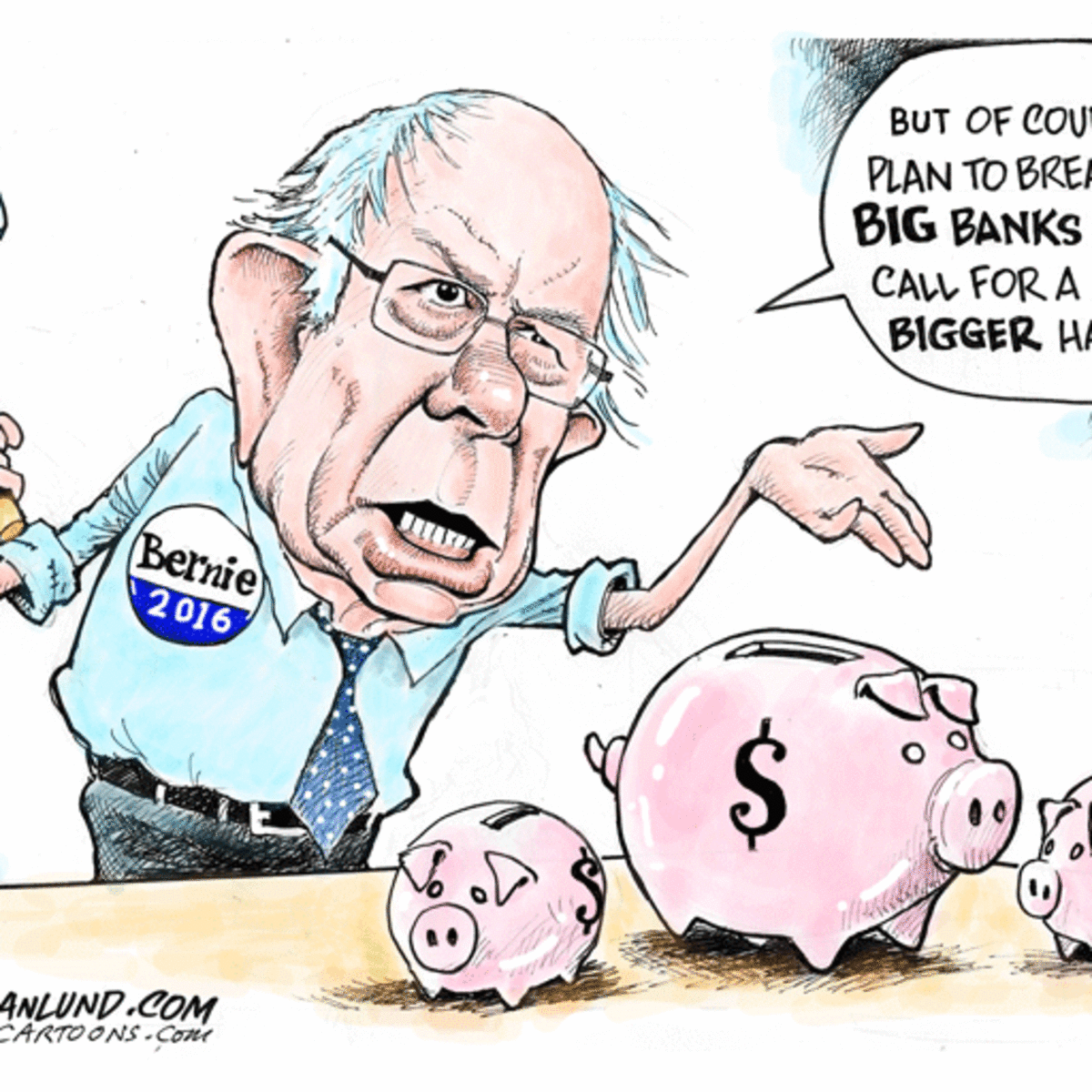 Bernie and the Big Banks - LA Progressive