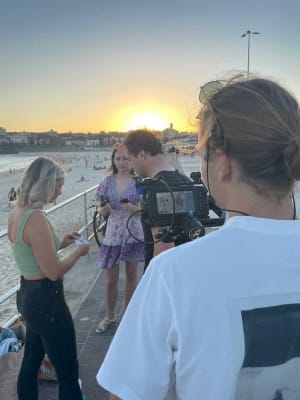 BTS on Malibu Crush with James Pratt, Bella Valentini, Connar Jansen and Katerina Plaksenko