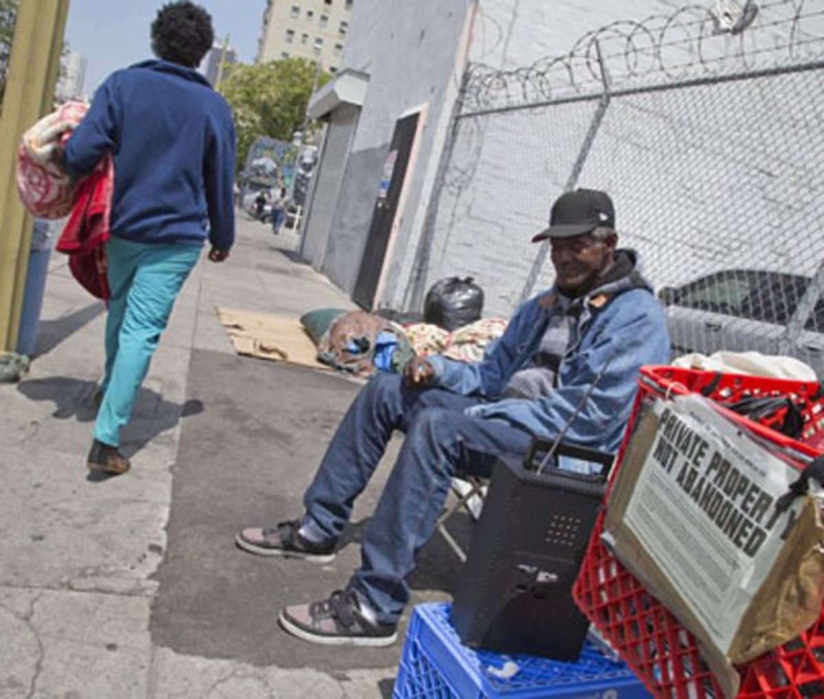 Skid Row Homeless - LA Progressive